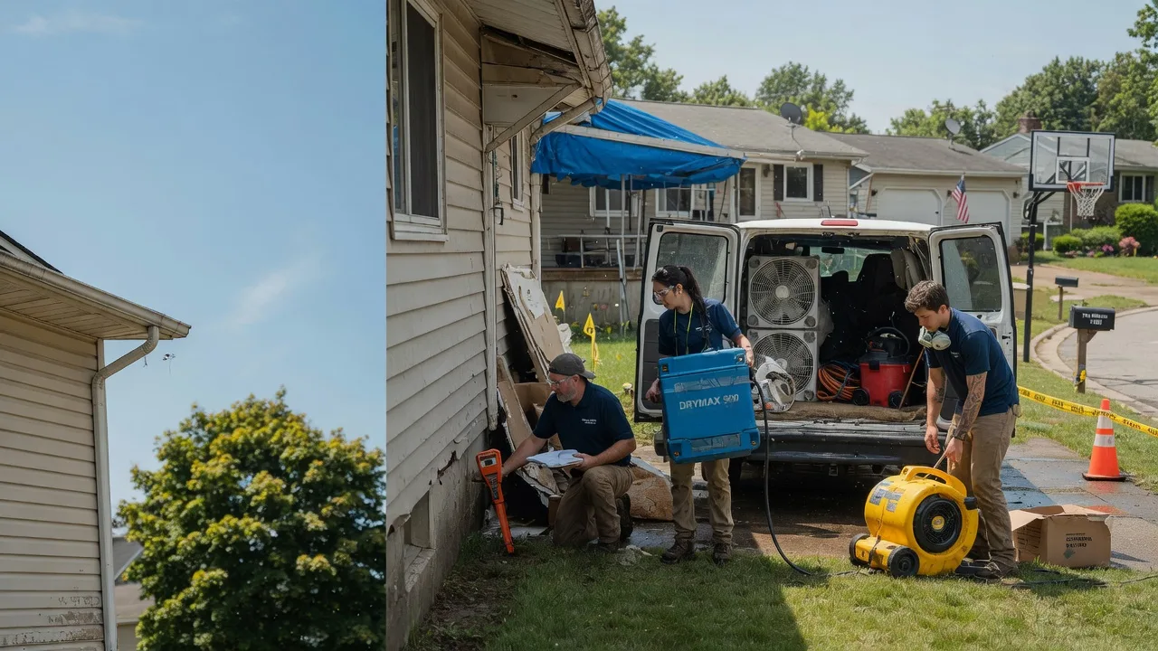 Ceiling Leak Cleanup in Port Clinton, PA near me