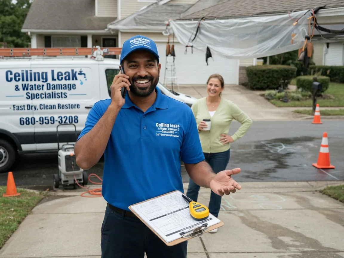 Ceiling Leak Cleanup Port Clinton, PA FAQs